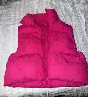 Hot Pink Cropped Vest thumbnail 1