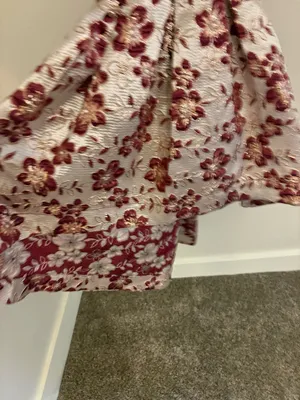Red flowery dress thumbnail 2