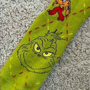 Grinch Green in McDonald Crew Sock. thumbnail 2