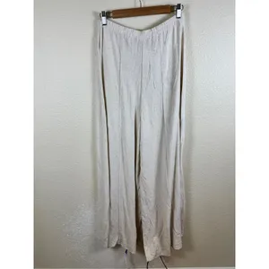 HYFVE NWT Wide‎ Leg Pants Womens Large Linen High Rise Coastal Boho Beach Coastal thumbnail 2