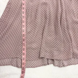 American Eagle‎ Outfitters Y2K Tan Polkadot Dress Size 8 thumbnail 10