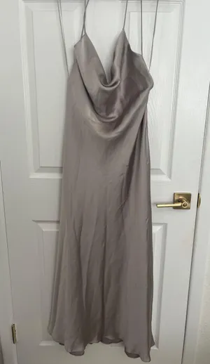 Cava Satin Camisole Dress Strap Open Back thumbnail 1