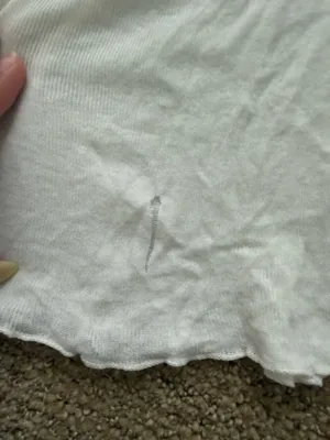 ZARA Sweater Top Crop off shoulder  thumbnail 4
