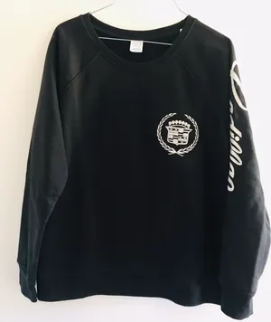 Cadillac glitter womans sweat shirt thumbnail 1