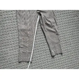 Rachel Zoe Size 10 Medium Plaid Elastic Waist Pull On Pants Office Chic thumbnail 6