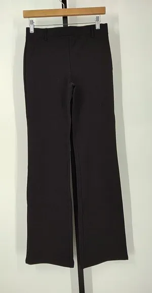 Quince Black Women's Knit Flare Pants thumbnail 1