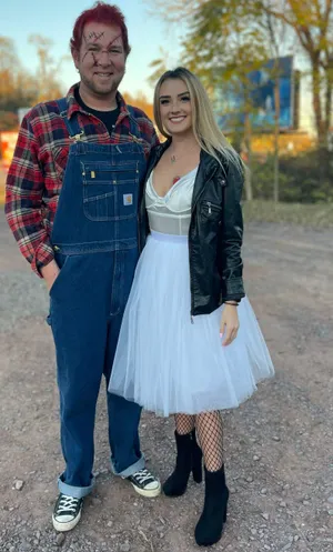 Chucky’s Bride Halloween Costume White thumbnail 1