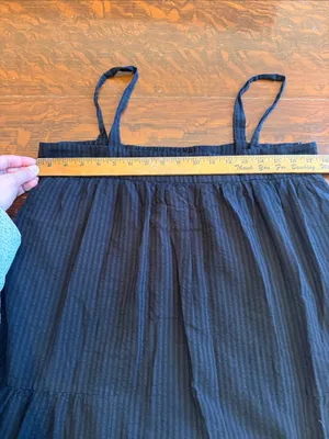 Jenni Kayne Black Sleeveless Tiered Midi Dress Size Medium thumbnail 8
