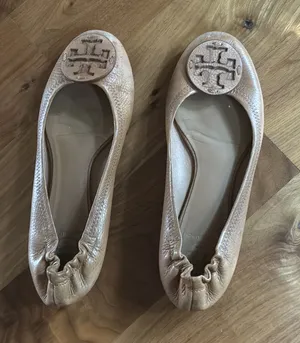 Tory Burch Leather Flats Ballet thumbnail 1