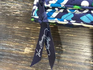 Vera Bradley Quilted Wallet in Ink Blue Medallion Print thumbnail 3
