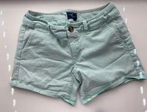 American Eagle Mid Stretch Teal Women’s Shorts size 0 thumbnail 1
