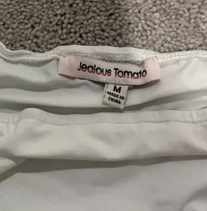 Jealous Tomato White long sleeve Bodysuit puff sleeve thumbnail 4