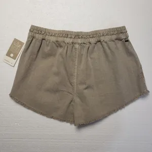 O'Neill Women's 100% Cotton Stevie Shorts in Simply Taupe size XL NWT thumbnail 6