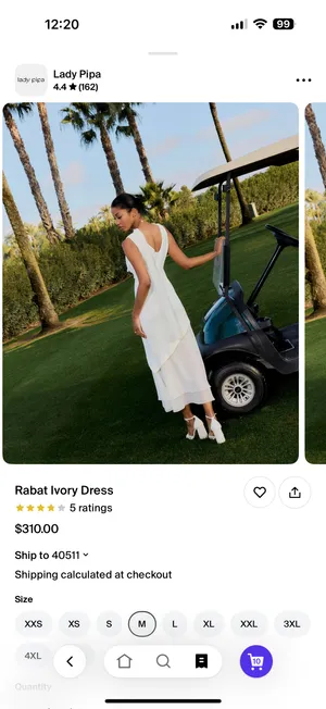 Rabat Ivory Dress thumbnail 3