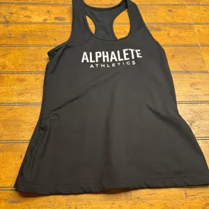 Alphalete Athletics Black Racerback Tank Top Womens Size L Athletic Workout‎ thumbnail 1