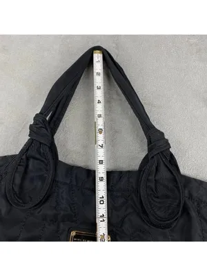 Marc by Marc Jacobs Quilted Tate Tote Bag Women Black Shoulder Strap Puffy thumbnail 14