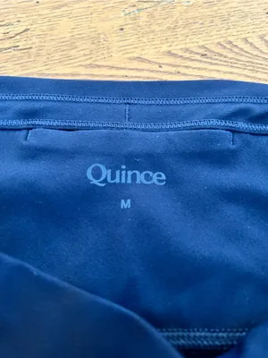 Quince Navy Blue Leggings Size M thumbnail 3