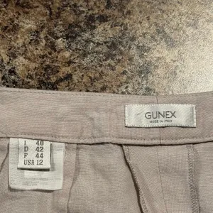 Gunex Pants Linen High Rise Pleated Minimalist Versatile Beachy Italy Beige 12 thumbnail 2