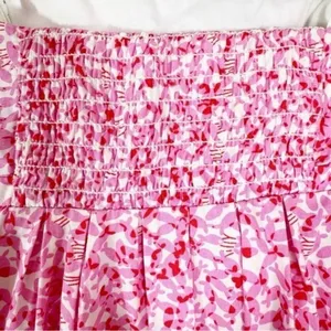 Vintage 90’s Lilly Pulitzer White Label Cotton Strapless Snorklin’ Dress Pink 2 thumbnail 12