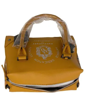 Hufflepuff Hogwarts Bucket Handbag Yellow/ Plaid. NWT thumbnail 7