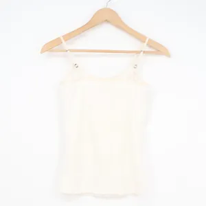 Hollister Womens Cream Cotton Blend Adjustable Strap Camisole Tank Top Small thumbnail 4