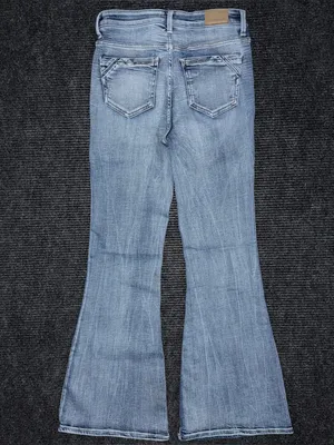 Buckle Black Fit No 75 Flare Leg Stretch Jeans 27 x 31 High Rise BBW1456R Boho thumbnail 2