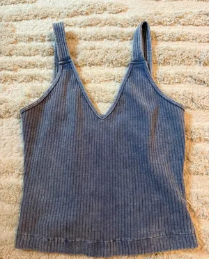 BOUTIQUE RIBBED TANK TOP thumbnail 1