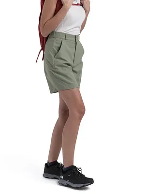 Icebreaker Hike Shorts Women’s 28 Lichen Green Merino Wool Cotton Outdoor NEW thumbnail 3