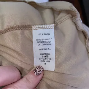 NWOT Sage the Label Maxi Skirt Beige Size Medium thumbnail 4