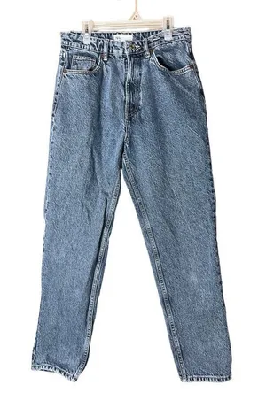 Zara High Rise Straight Jeans‎ Size 6 thumbnail 1