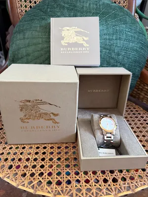 Burberry BU9105 Two-Tone Rose Gold Stainless Steel Ladies Watch thumbnail 2
