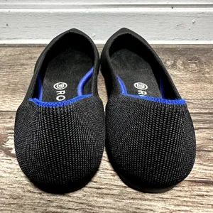 Rothy’s The Point Flat Shoes Ballet Pointed Toe Comfort Slip On Black 9.5 thumbnail 6