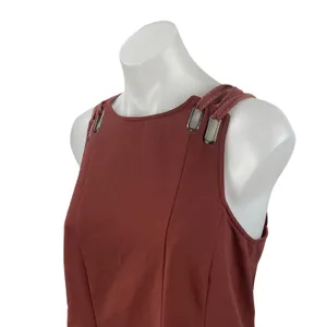 Free People Baby Love Trapeze Cut Out Open Back Sleeveless Mini Shift Dress Sz S thumbnail 3