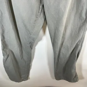 American Eagle Outfitters Womens Gray‎ Cotton Twill Straight Leg Pants Size 10 thumbnail 4