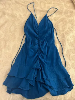 ZARA Blue  Dress thumbnail 1