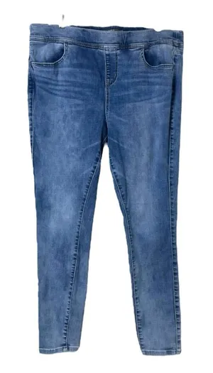 Torrid Lean Jean Super Soft Pull On Ankle Medium Stone Wash Women’s Size 2X thumbnail 1