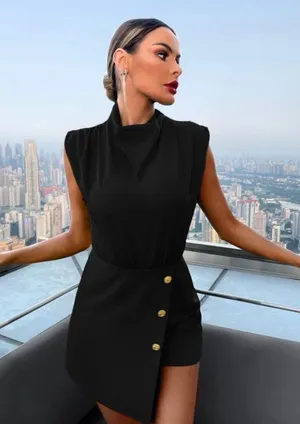 SheIn Black Romper thumbnail 1