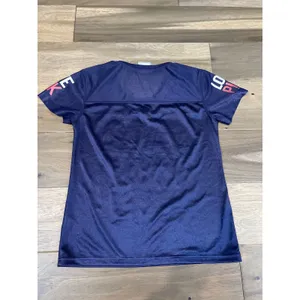 Victoria’s Secret PINK Patriots Jersey Size S Navy Sequin Logo Short Sleeve thumbnail 6