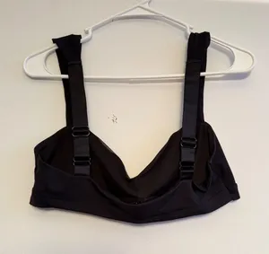Intimately Free People Womens Black‎ Mesh Lined Adjustable Strap Bralette size L thumbnail 1