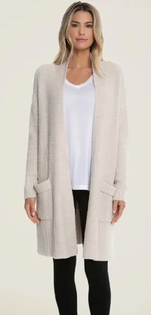 Barefoot Dreams CozyChic Lite Long Weekend Cardi thumbnail 1