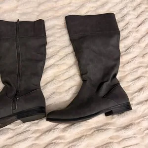 Style & Co. Gray Knee-High Boots Size 8.5 thumbnail 6