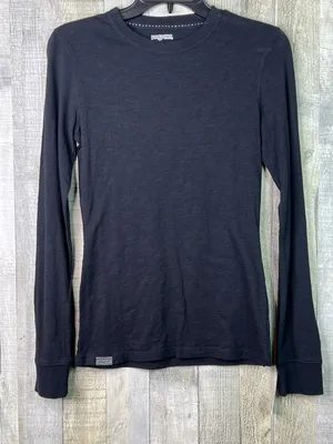 Jansport Small Crewneck Long Sleeve Black T-Shirt thumbnail 1