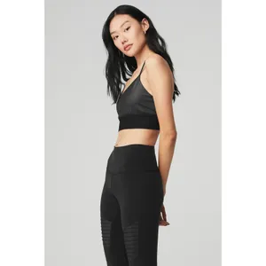 Alo Yoga Lavish Bra Black Xs (2-4) thumbnail 2