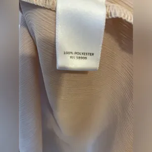 Chelsea & Violet Ruffle Boho Champagne Tan Blouse thumbnail 8