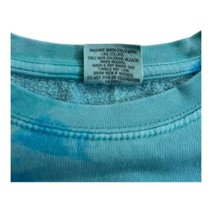 Pressbox Vintage University Of Tennessee Sweatshirt Cotton Small Turquoise Blue Tie Dye thumbnail 7