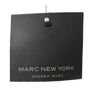 Marc New‎ York Jacket Faux Leather Quilted Dark Earth Moto Biker Large thumbnail 7