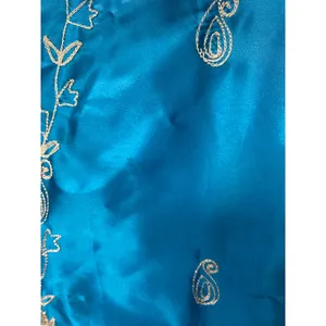 Soft Surroundings peacock teal Indian embroidered vintage medium (b57) thumbnail 13