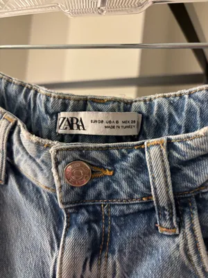 ZARA High-Rise slit flare jeans thumbnail 2