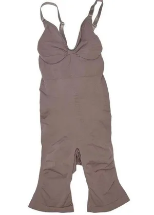 SKIMS UMBER Sculpting Mid Thigh Bodysuit thumbnail 3