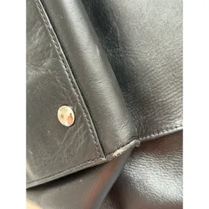 Coach Charlie Tote Bag Large Black Leather Shoulder‎ Handbag Purse thumbnail 11